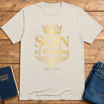 Son of the King Scripture T-Shirt - Ice Grey