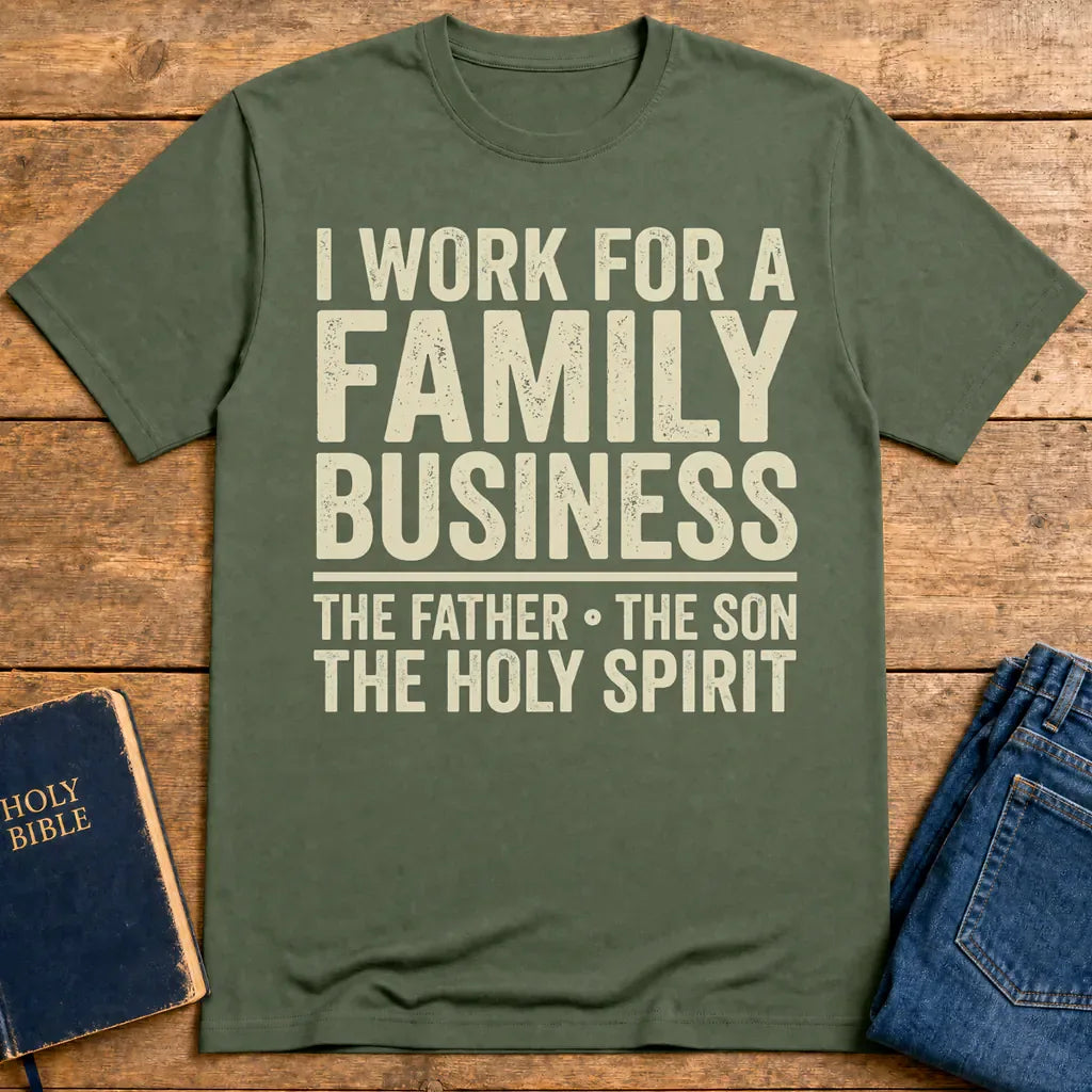 Family Business Trinity T-Shirt - Military Green