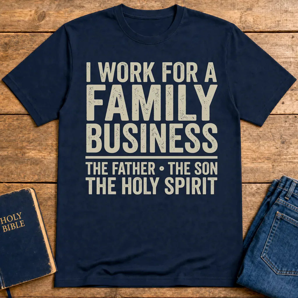 Family Business Trinity T-Shirt - Navy