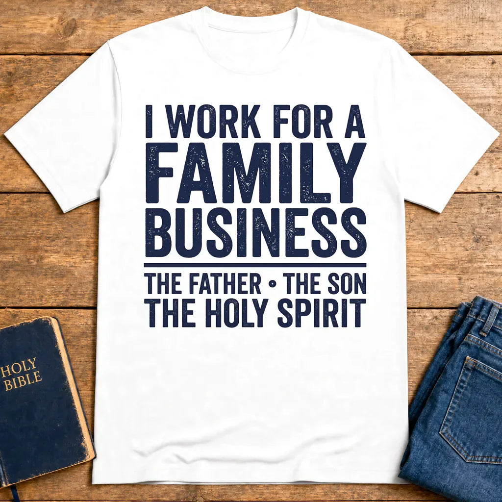 Family Business Trinity T-Shirt - White