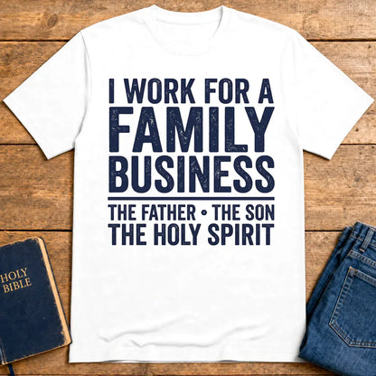 Family Business Trinity T-Shirt - White