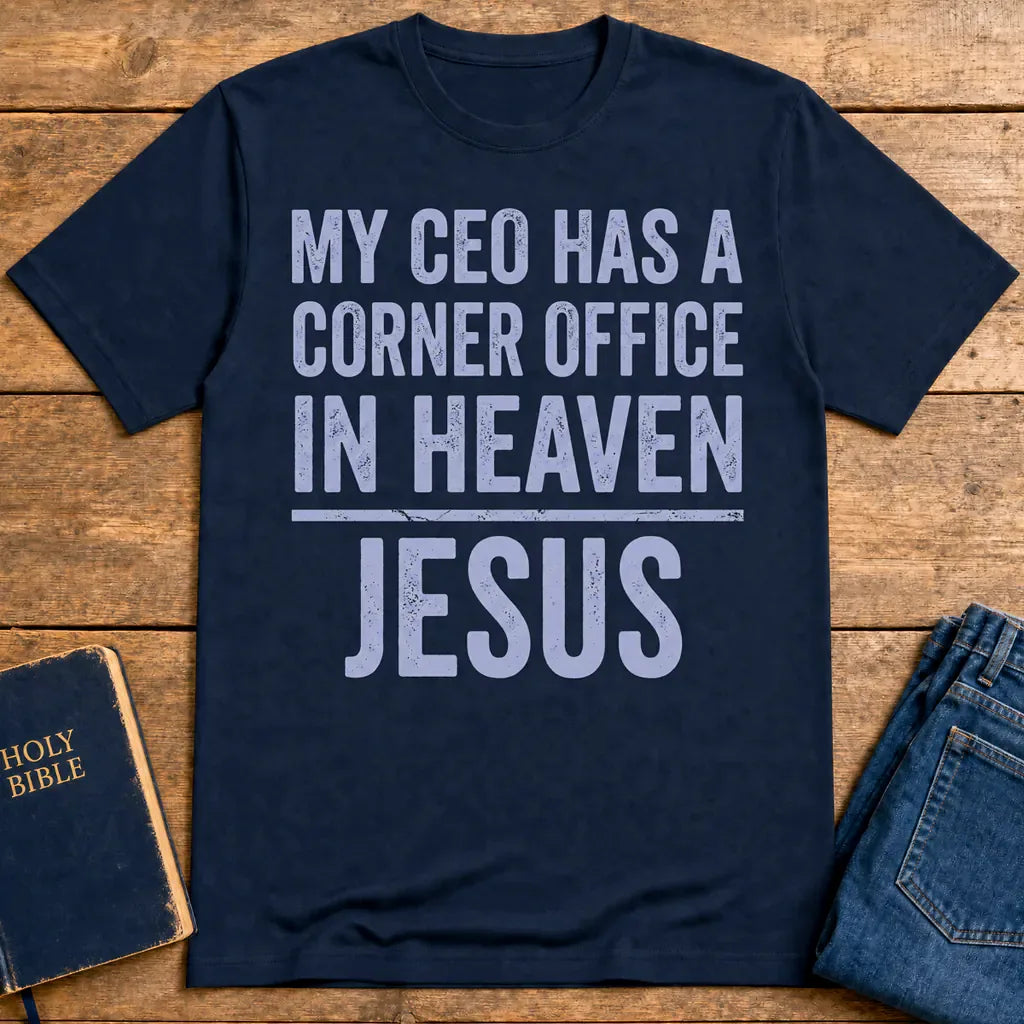 My CEO in Heaven T-Shirt - Navy
