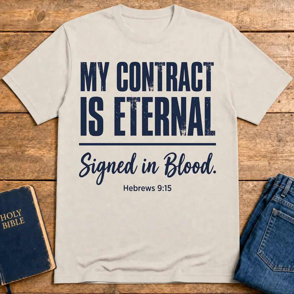 My Contract Is Eternal T-Shirt - Ice Grey