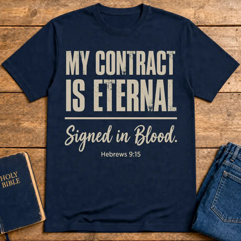 My Contract Is Eternal T-Shirt - Navy