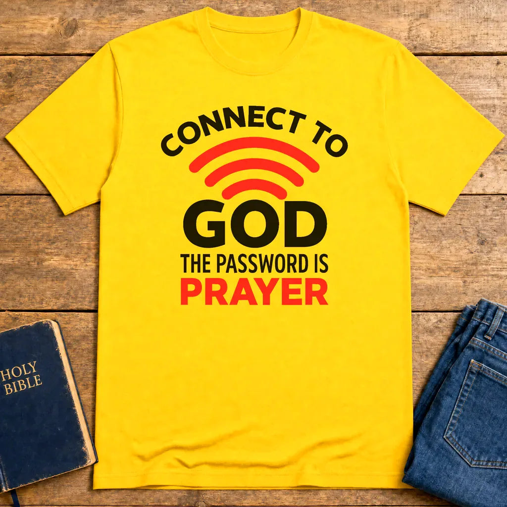 Connected Through Prayer T-Shirt - Daisy