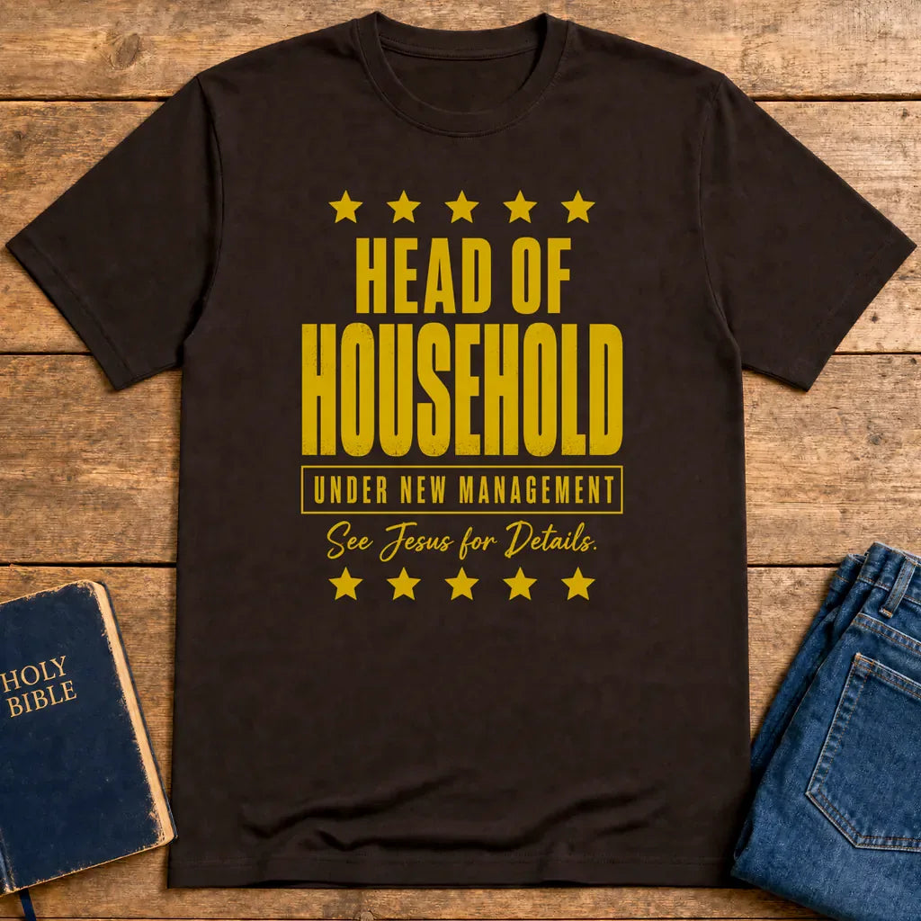 Head of Household New Management T-Shirt - Dark Chocolate