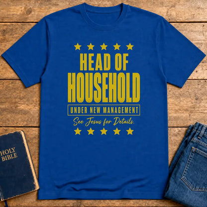 Head of Household New Management T-Shirt - Royal