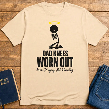 Dad Knees Worn Out T-Shirt - Natural