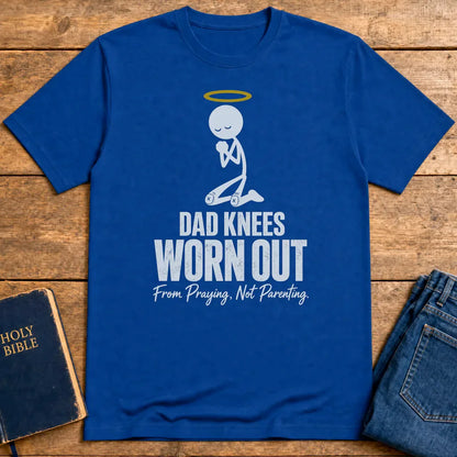 Dad Knees Worn Out T-Shirt - Royal