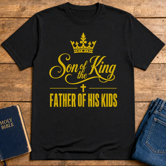 Son of the King Dad Pride T-Shirt - Black