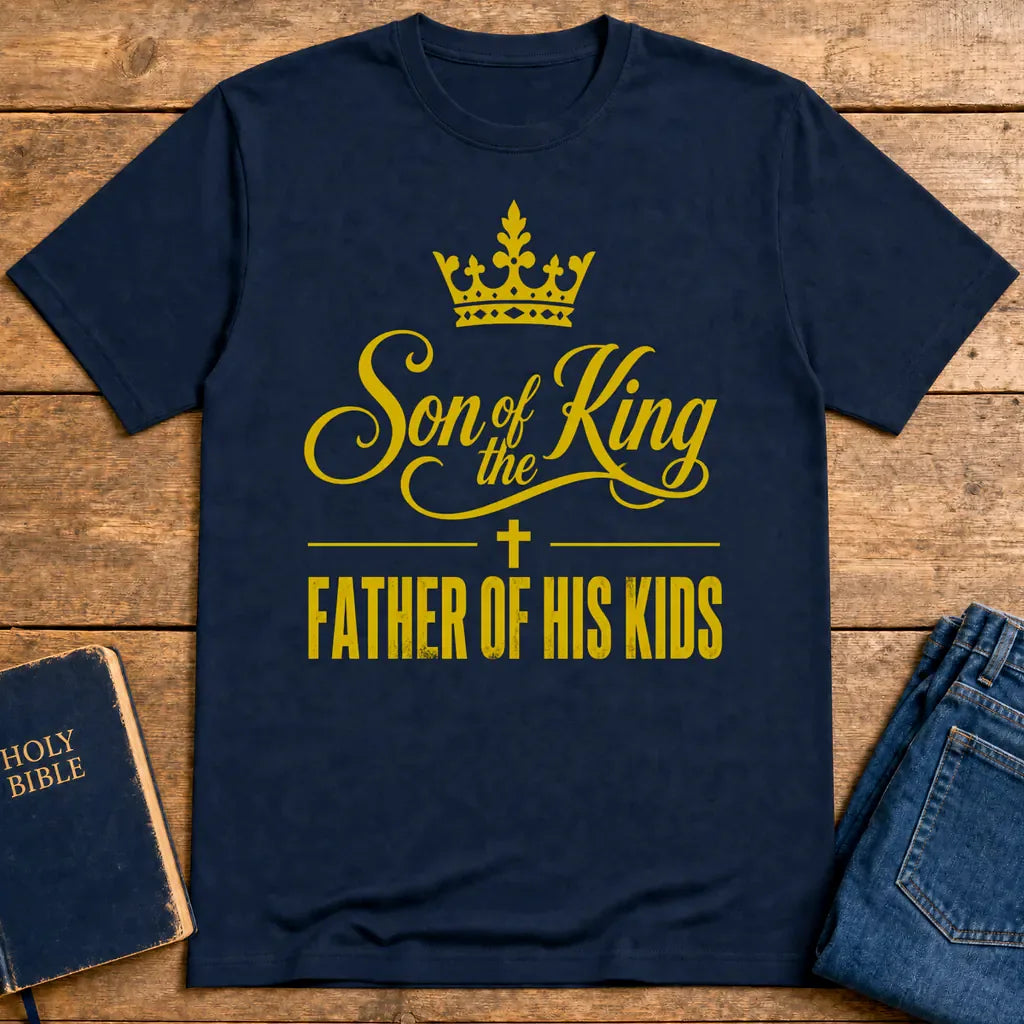 Son of the King Dad Pride T-Shirt - Navy