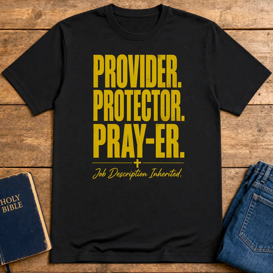 Provider Protector Prayer T-Shirt - Black