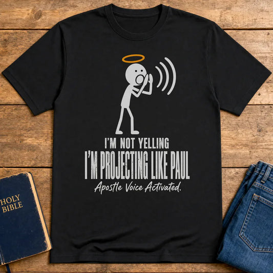 Projecting Like Paul T-Shirt - Black