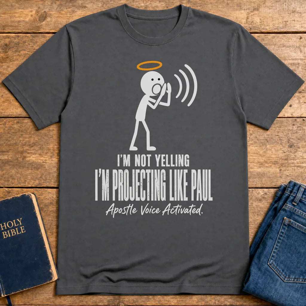 Projecting Like Paul T-Shirt - Charcoal