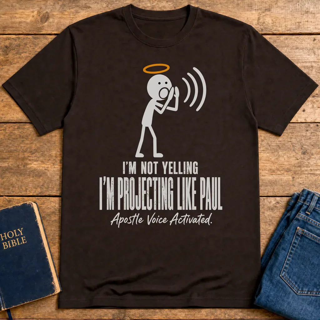 Projecting Like Paul T-Shirt - Dark Chocolate