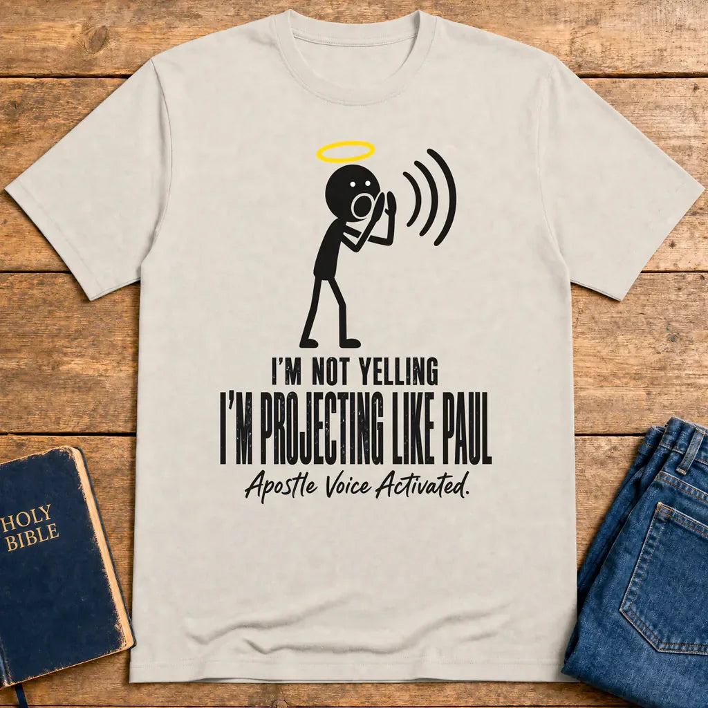 Projecting Like Paul T-Shirt - Ice Grey