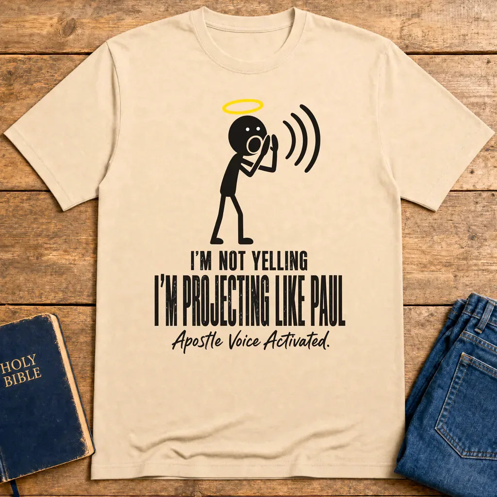 Projecting Like Paul T-Shirt - Natural