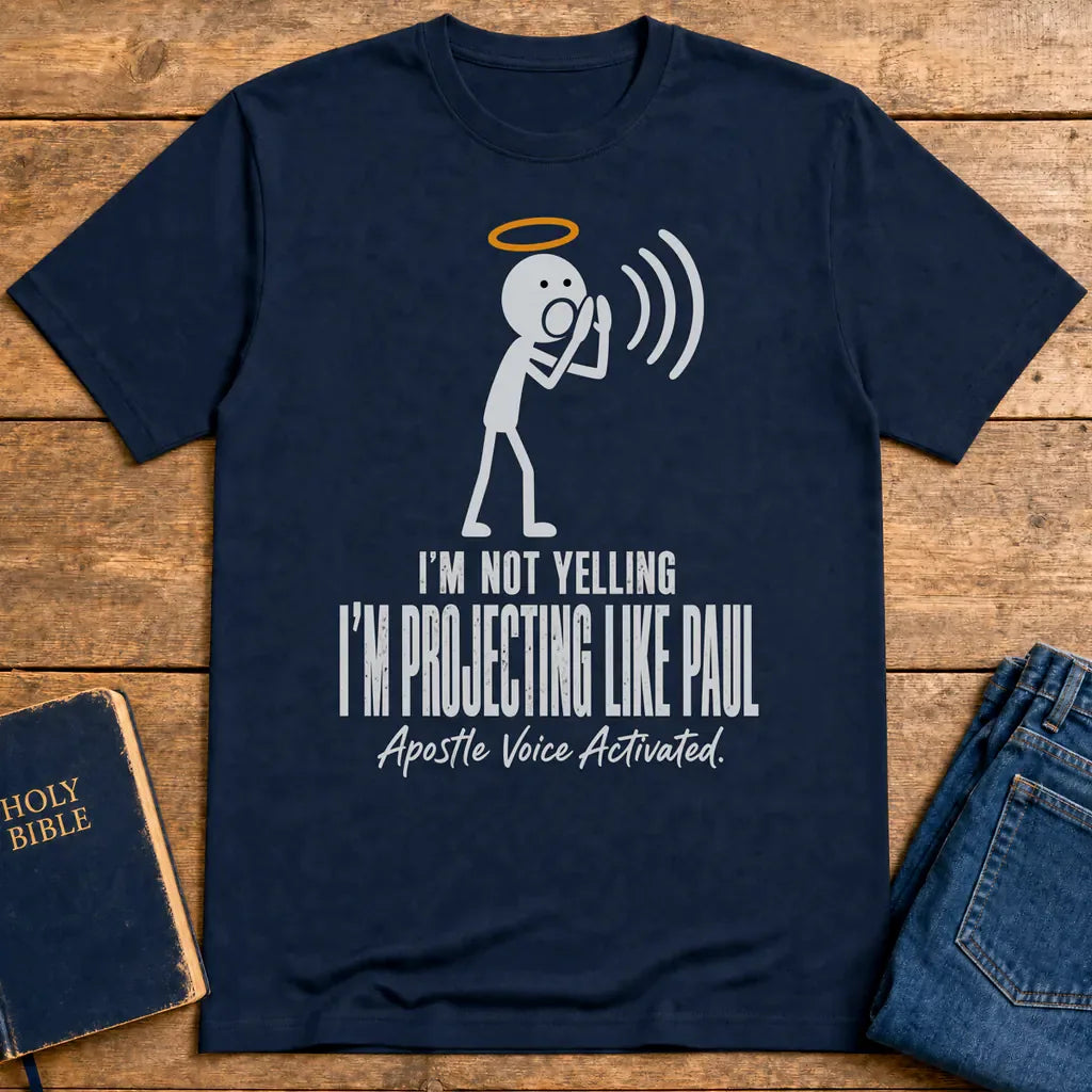 Projecting Like Paul T-Shirt - Navy