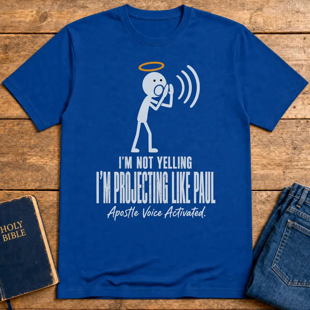 Projecting Like Paul T-Shirt - Royal