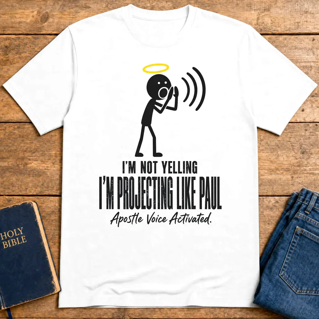 Projecting Like Paul T-Shirt - White