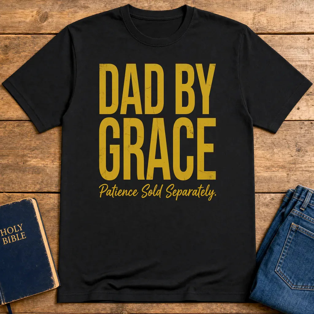 Dad by Grace T-Shirt - Black
