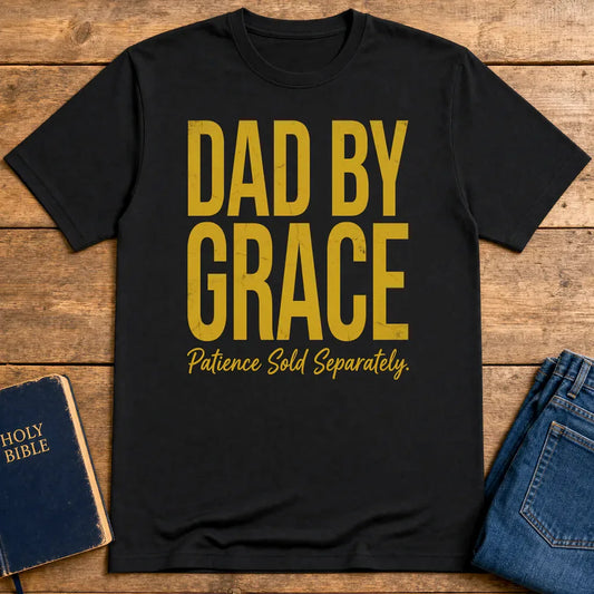 Dad by Grace T-Shirt - Black