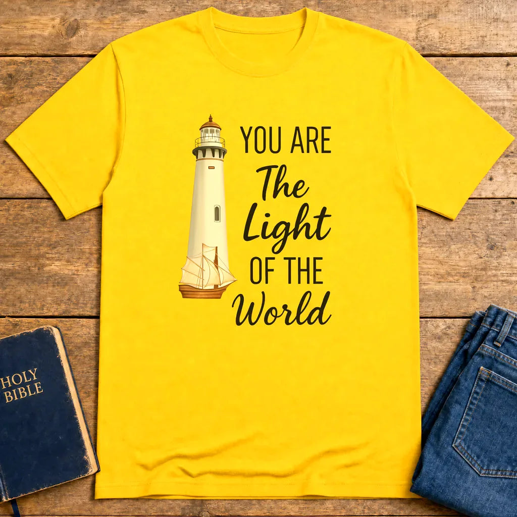 You Are the Light of the World T-Shirt - Daisy