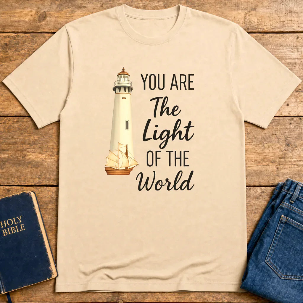 You Are the Light of the World T-Shirt - Natural
