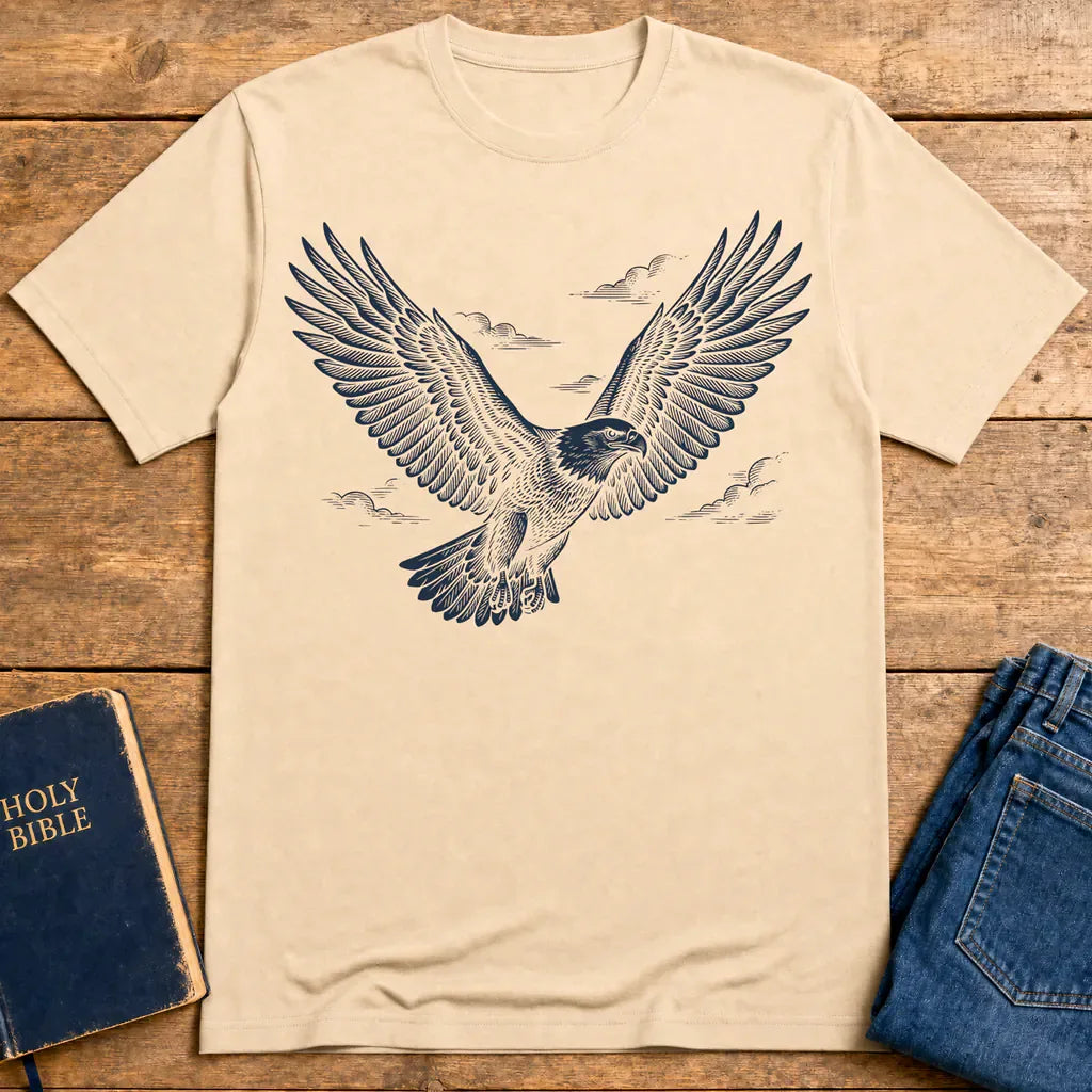 Soaring Eagle Strength T-Shirt - Natural