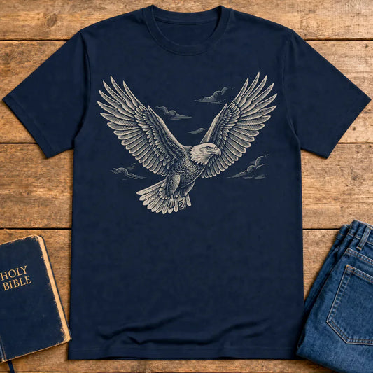 Soaring Eagle Strength T-Shirt - Navy