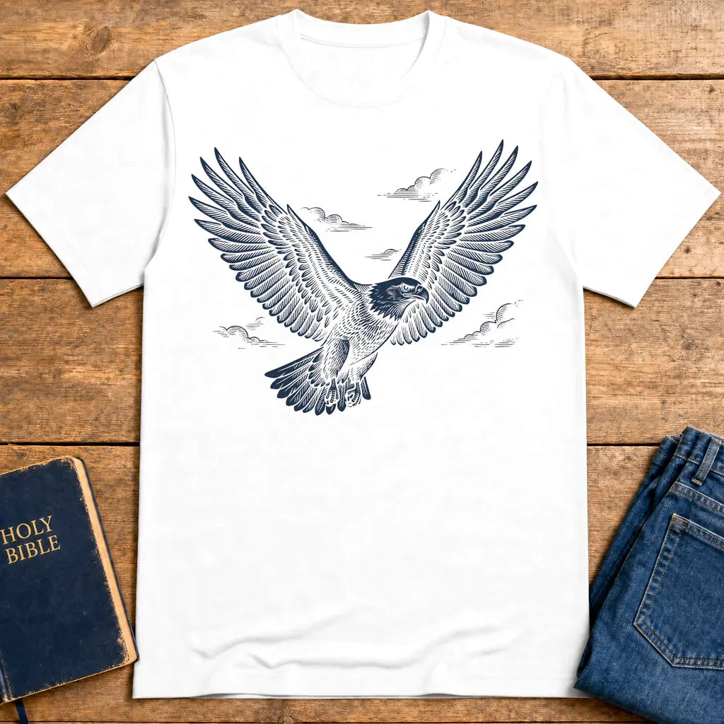 Soaring Eagle Strength T-Shirt - White