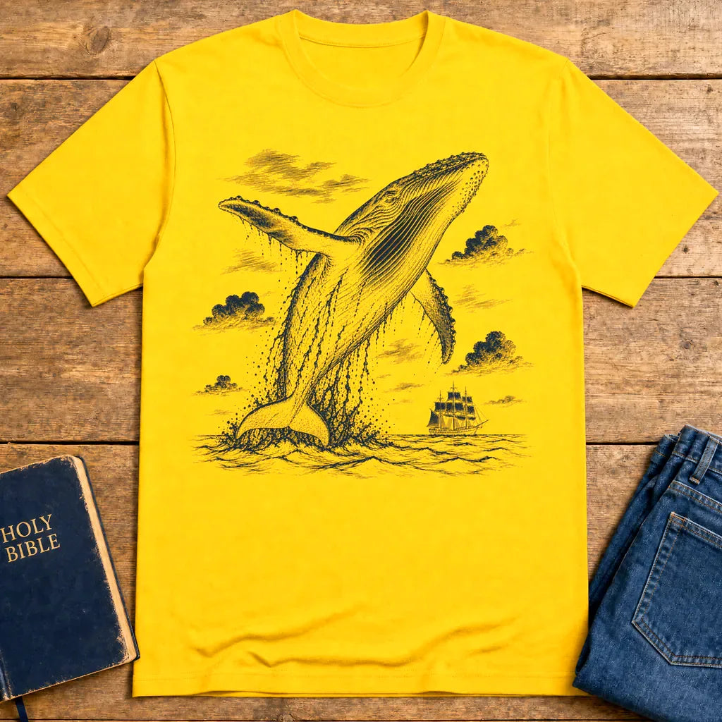 Mighty Whale Voyage T-Shirt - Daisy