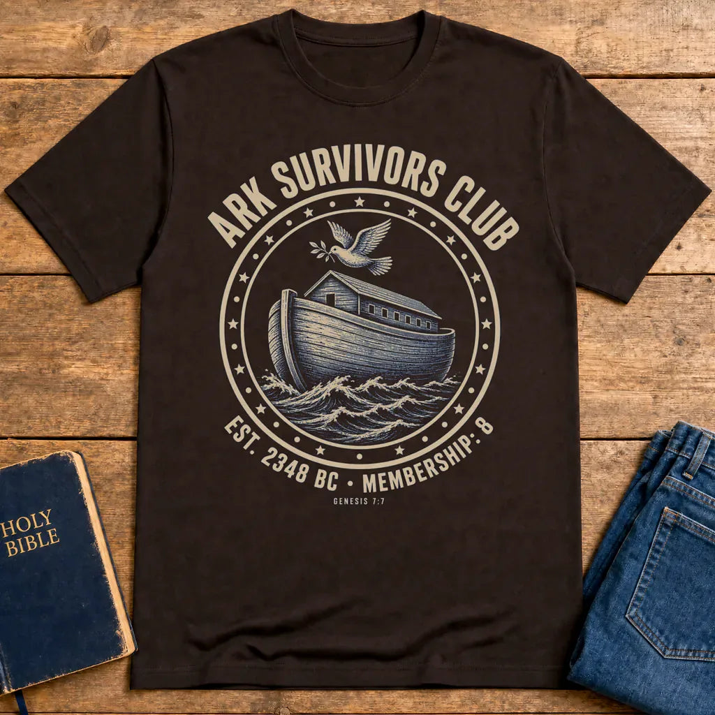 Ark Survivors Club T-Shirt - Dark Chocolate