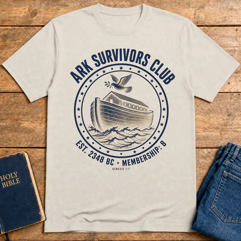 Ark Survivors Club T-Shirt - Ice Grey