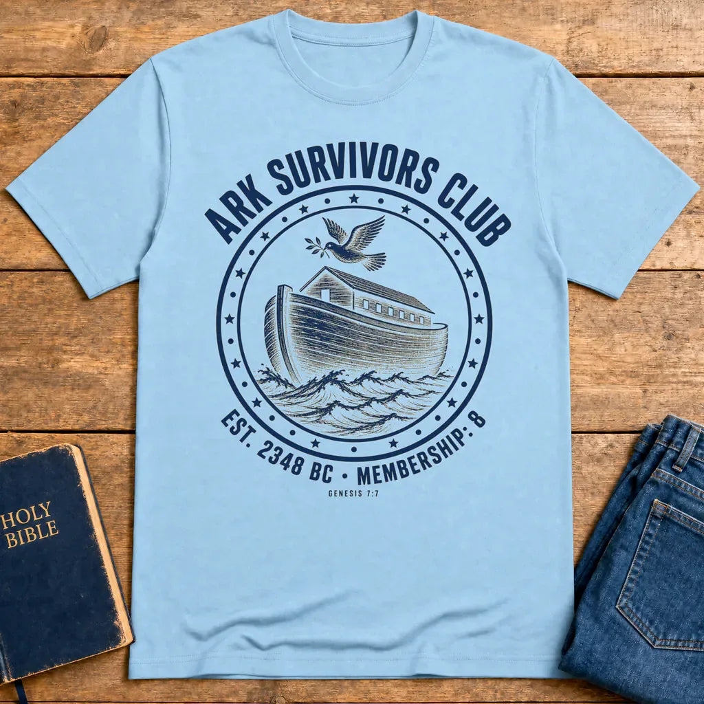 Ark Survivors Club T-Shirt - Light Blue