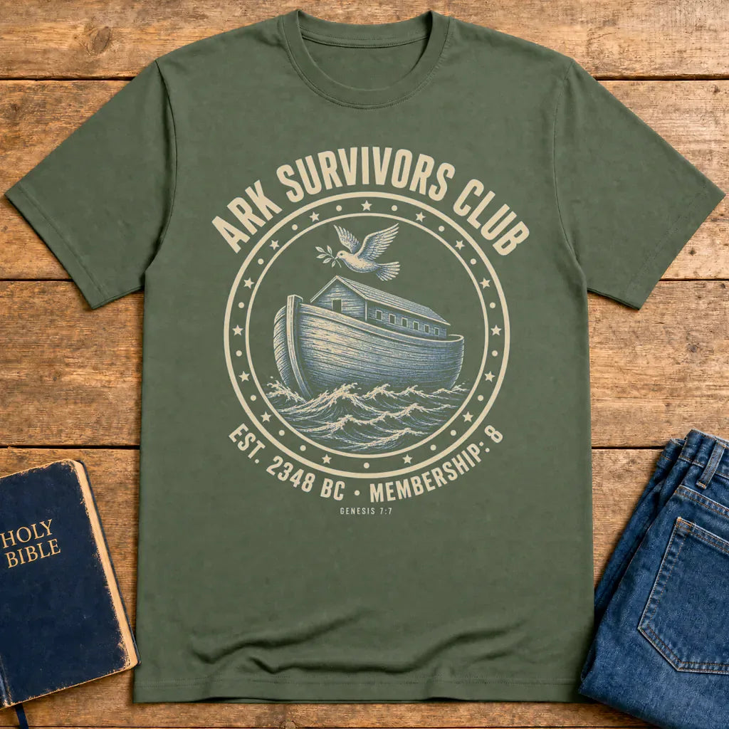 Ark Survivors Club T-Shirt - Military Green