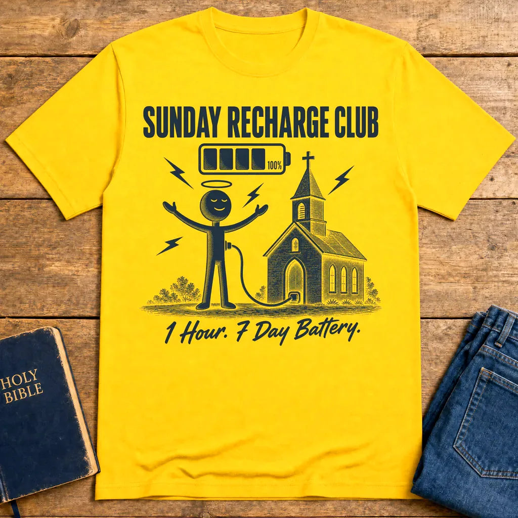 Sunday Recharge Club T-Shirt - Daisy