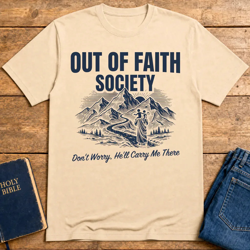 Out of Faith Society T-Shirt - Natural