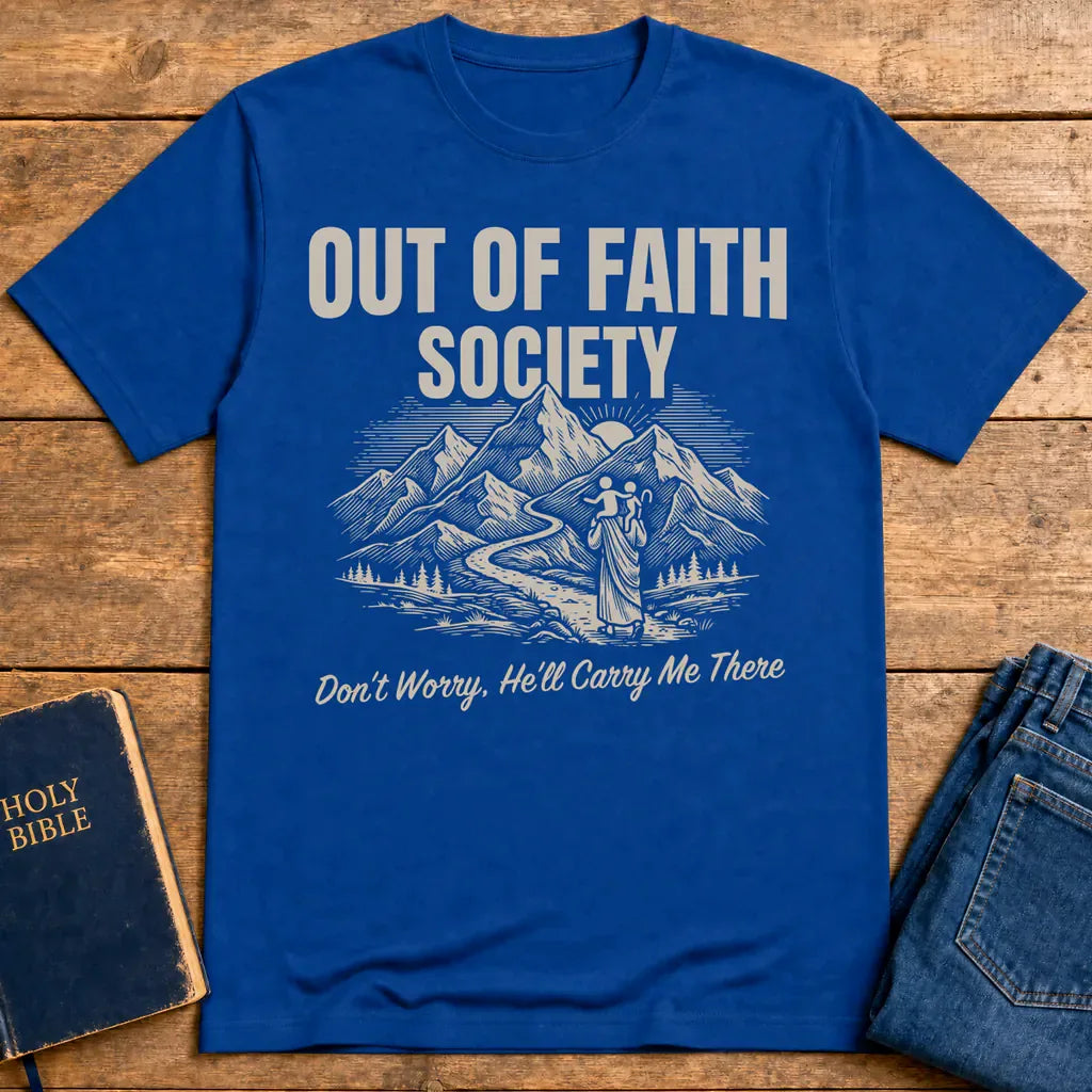 Out of Faith Society T-Shirt - Royal