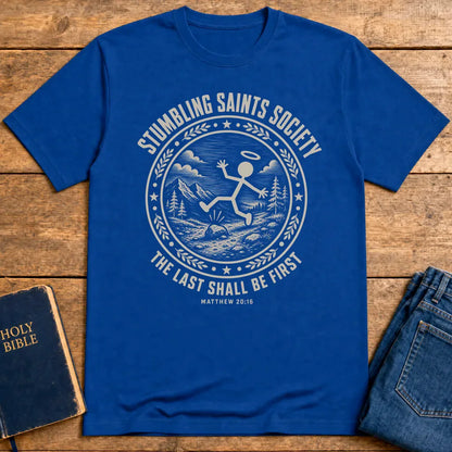Stumbling Saints Society T-Shirt - Royal
