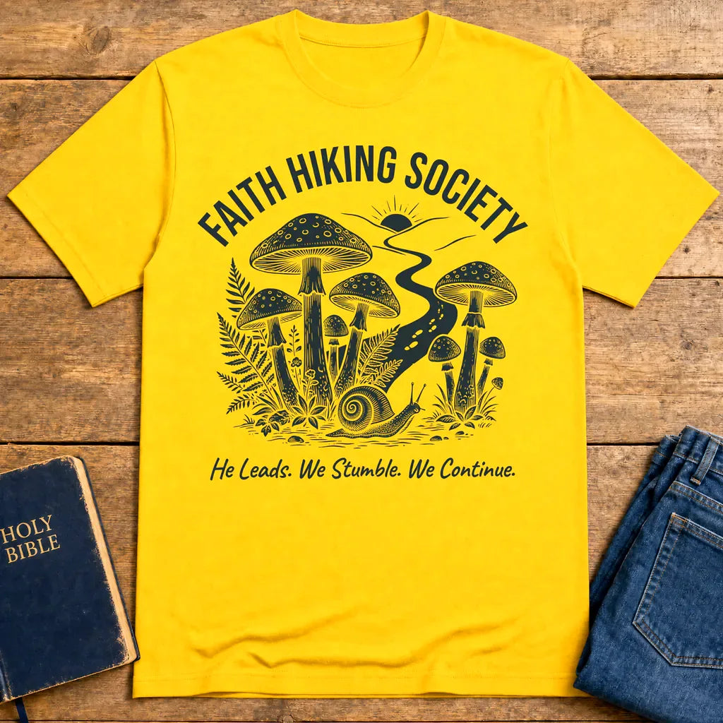 Faith Hiking Society T-Shirt - Daisy