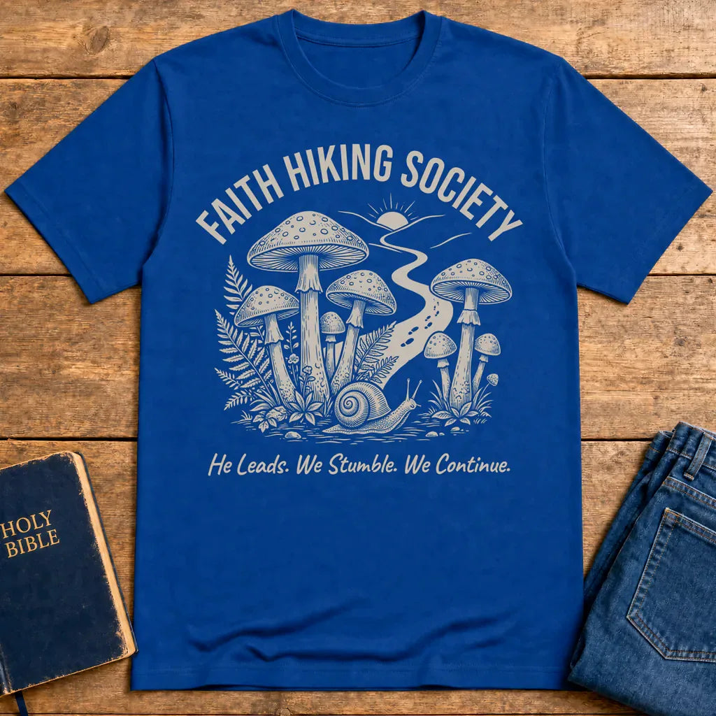 Faith Hiking Society T-Shirt - Royal