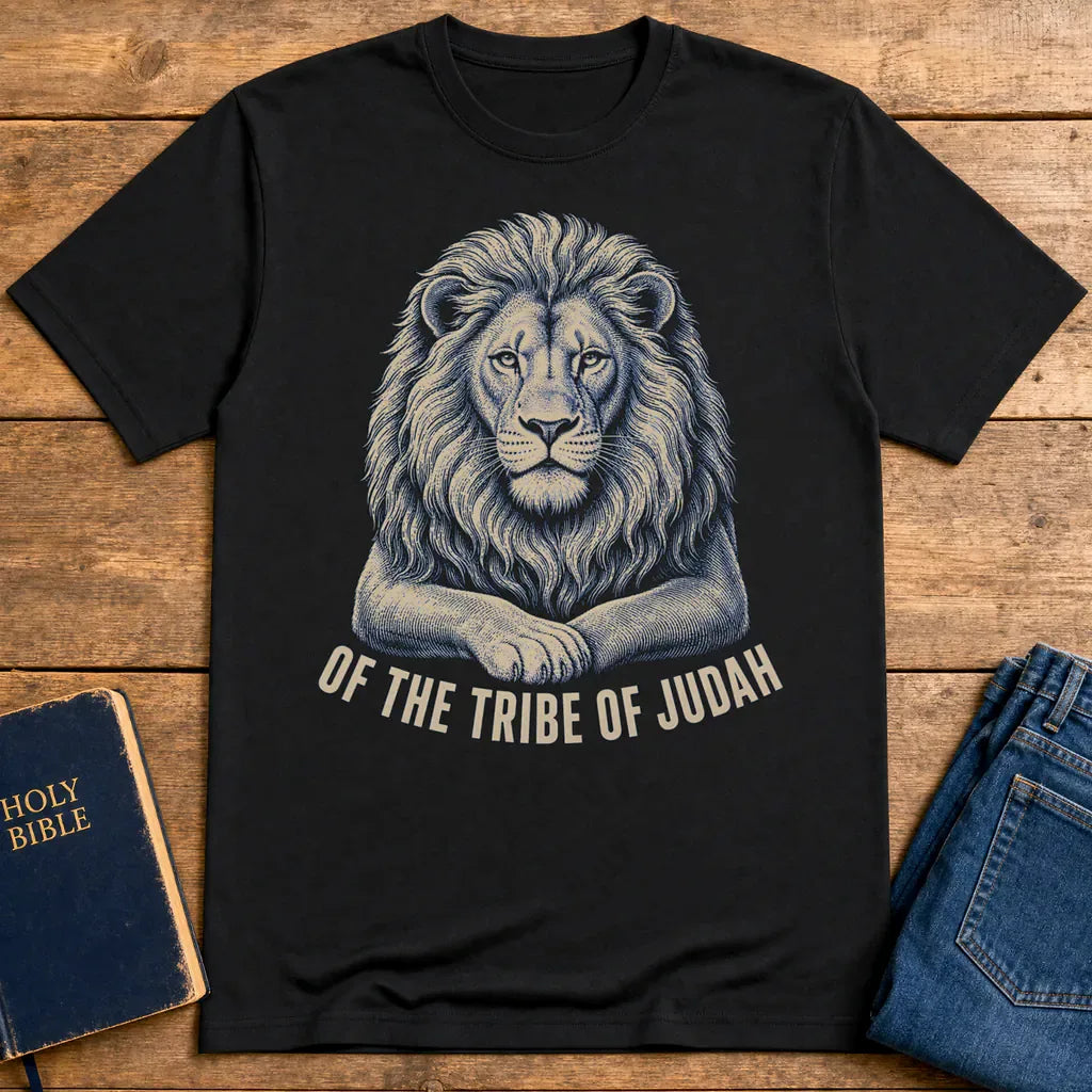 Lion of the Tribe of Judah T-Shirt - Black