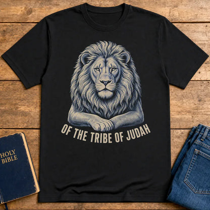 Lion of the Tribe of Judah T-Shirt - Black