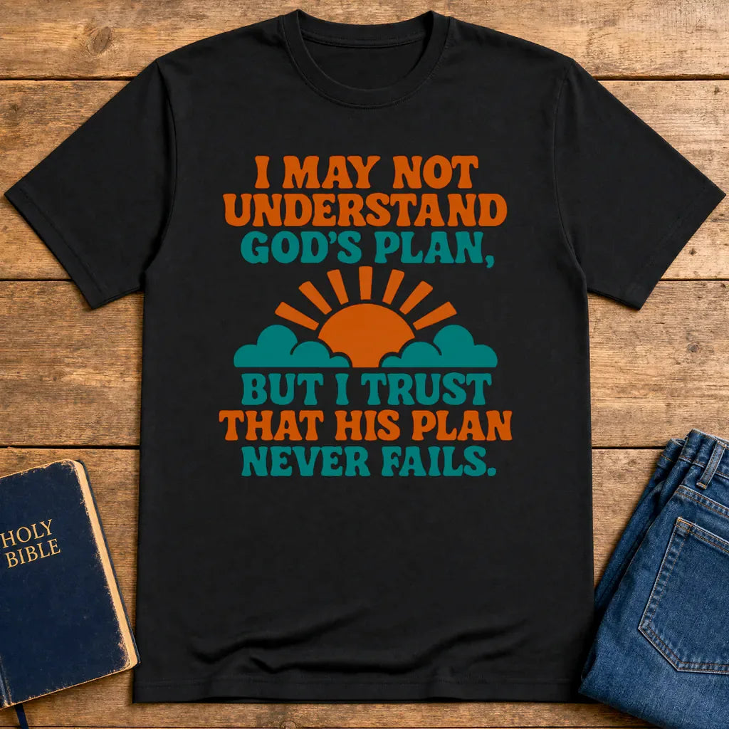 God’s Unfailing Plan T-Shirt - Black