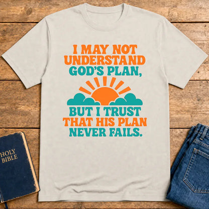 God’s Unfailing Plan T-Shirt - Ice Grey