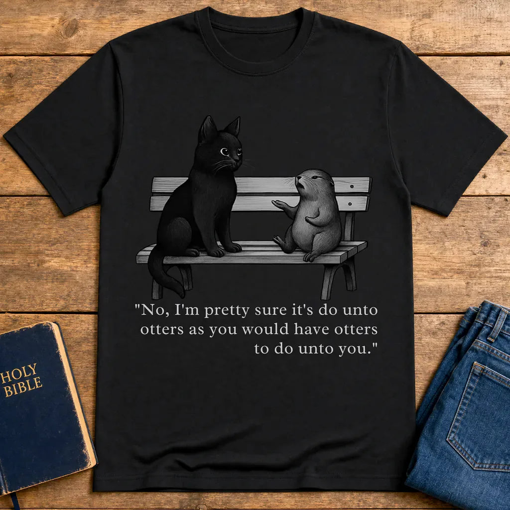 Do Unto Otters Humor T-Shirt - Black