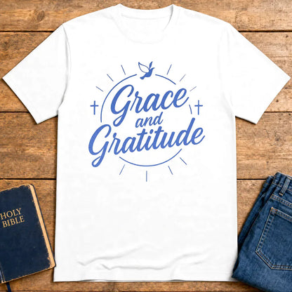 Grace and Gratitude T-Shirt - White