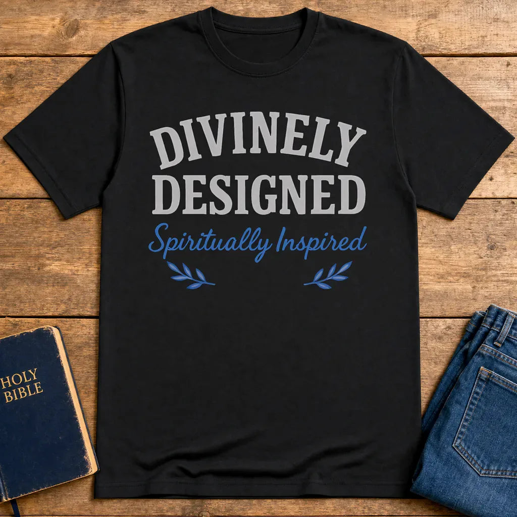 Divinely Designed Inspired T-Shirt - Black