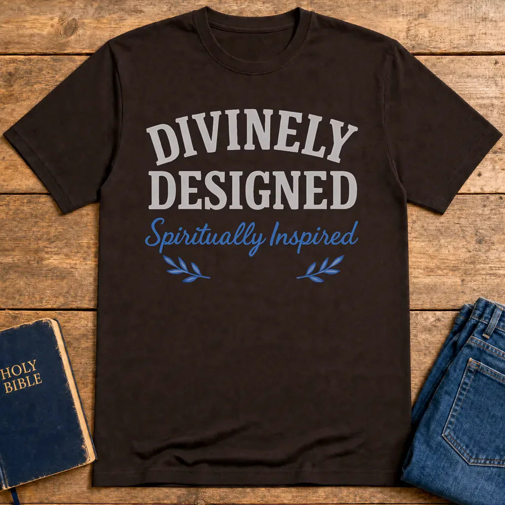 Divinely Designed Inspired T-Shirt - Dark Chocolate